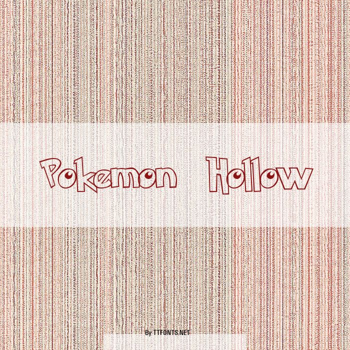 Pokemon  Hollow example